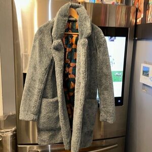 Anthropology Mave Coat Turquoise color